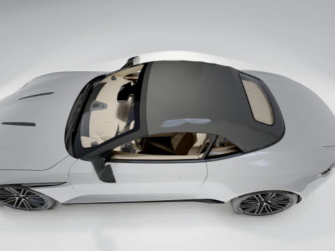 Aston Martin DB12 Volante 2024 Modello 3D