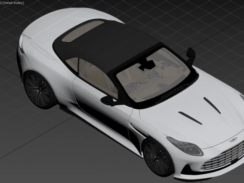 Aston Martin DB12 Volante 2024 Modello 3D