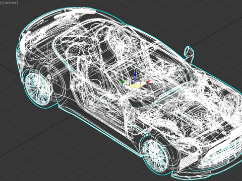 Aston Martin DB12 Volante 2024 Modello 3D