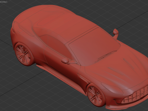 Aston Martin DB12 Volante 2024 Modelo 3D
