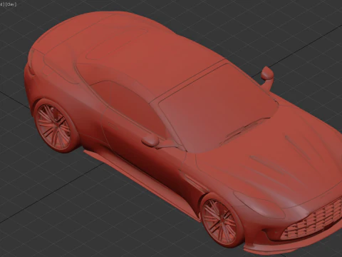 Aston Martin DB12 Volante 2024 Modello 3D