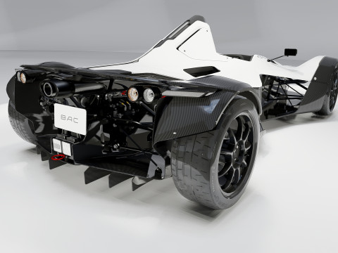 BAC Mono Modello 3D