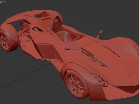 BAC Mono Modello 3D