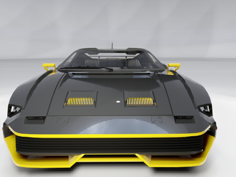 Quadra Turbo-R V-Tech Cyberpunk 2077 3D Model