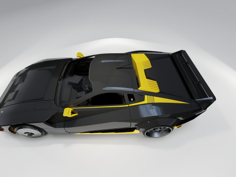 Quadra Turbo-R V-Tech Cyberpunk 2077 3D Model
