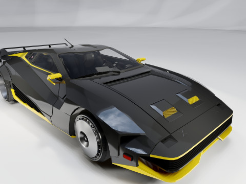 Quadra Turbo-R V-Tech Cyberpunk 2077 3D Model