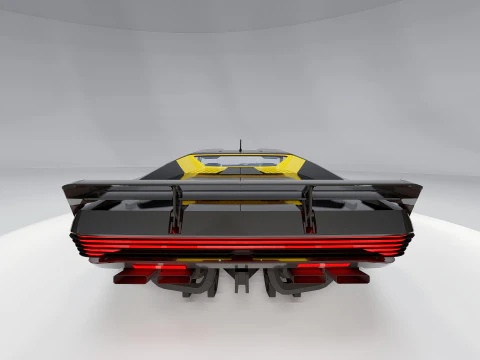 Quadra Turbo-R V-Tech Cyberpunk 2077 3D Model