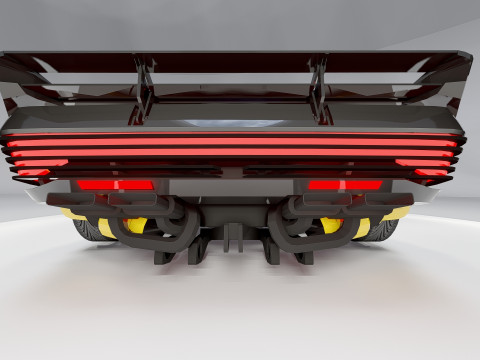 Quadra Turbo-R V-Tech Cyberpunk 2077 3D Model