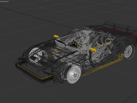 Quadra Turbo-R V-Tech Cyberpunk 2077 3D Model