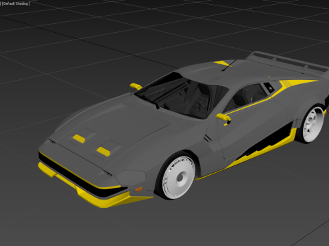 Quadra Turbo-R V-Tech Cyberpunk 2077 3D Model