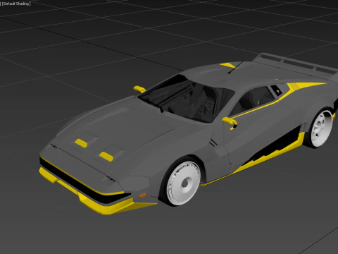 Quadra Turbo-R V-Tech Cyberpunk 2077 3D Model