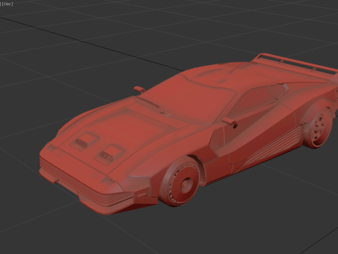 Quadra Turbo-R V-Tech Cyberpunk 2077 3D Model