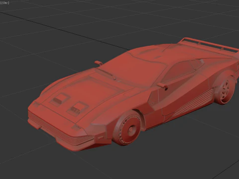 Quadra Turbo-R V-Tech Cyberpunk 2077 3D Model