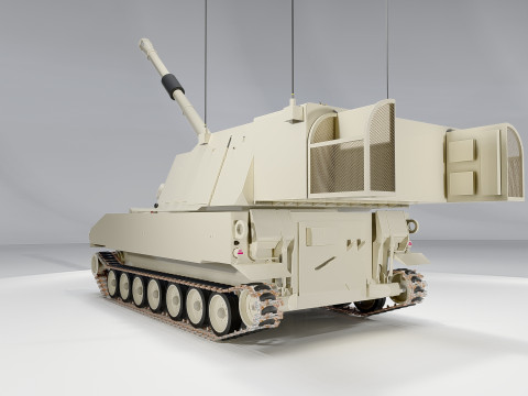 M109 Paladin Howitzer 3D Модель