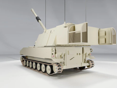 Гаубица M109 Паладин 3D Модель