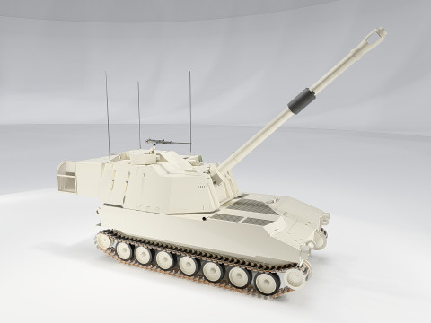 M109 Paladin Howitzer 3D Модель