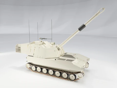 Гаубица M109 Паладин 3D Модель