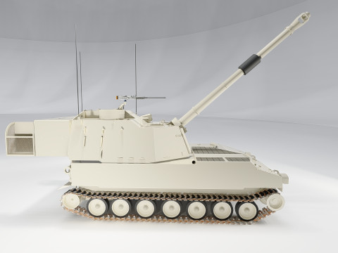 M109 Paladin Howitzer 3D Модель