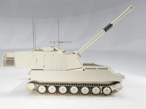 Гаубица M109 Паладин 3D Модель