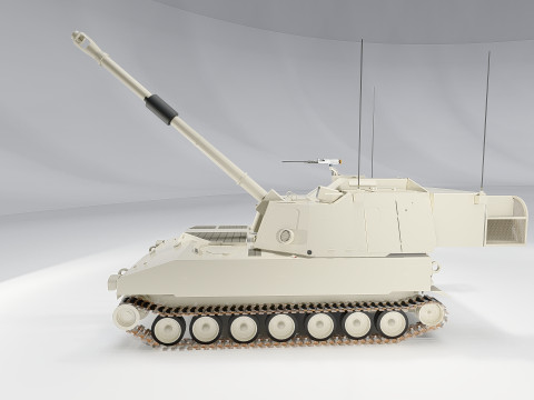 M109 Paladin Howitzer 3D Модель