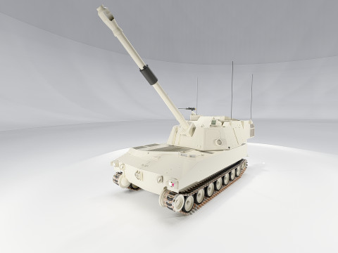 M109 Paladin Howitzer 3D Модель