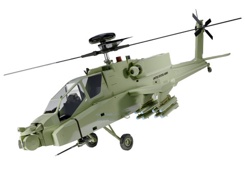 AH-64D Apache Longbow Model 3D