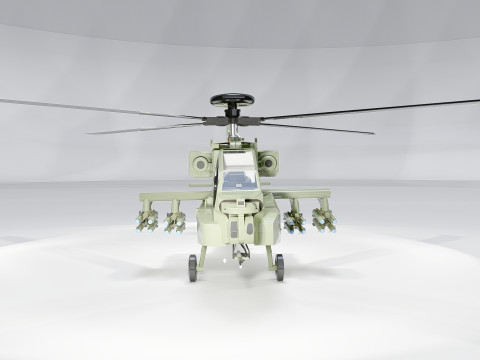 AH-64D Apache Longbow 3D Модель