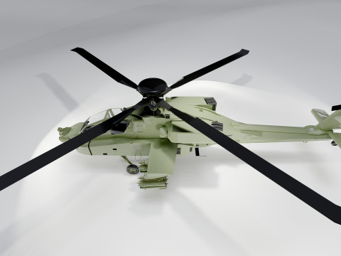 AH-64D Apache Longbow 3D Модель
