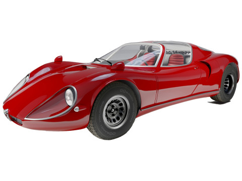 Alfa Romeo 33 Stradale 1967 3D Model