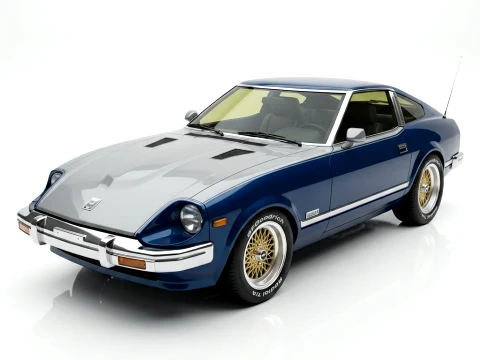 डैटसन 280Zx 1973 3D मॉडल