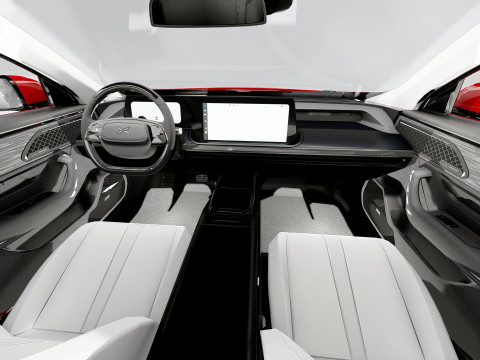 Xpeng P7 Model 3D