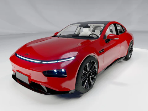 Xpeng P7 3D Model