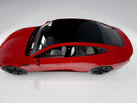Xpeng P7 3D Model