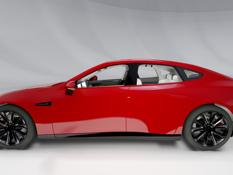 Xpeng P7 Model 3D
