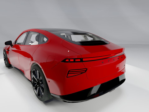 Xpeng P7 Model 3D
