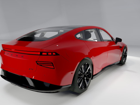 Xpeng P7 Model 3D
