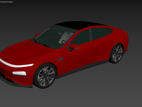 Xpeng P7 Model 3D