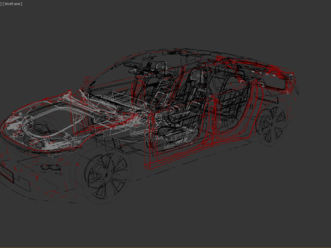 Xpeng P7 Model 3D
