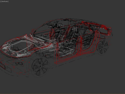 Xpeng P7 3D Model