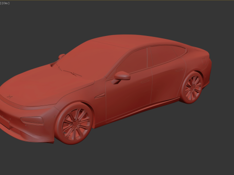 Xpeng P7 Model 3D