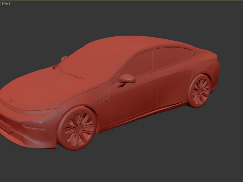 Xpeng P7 3D Model