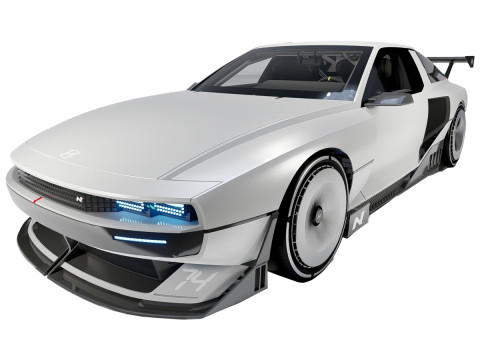 Hyundai N Vision 74 Concept Modelo 3D