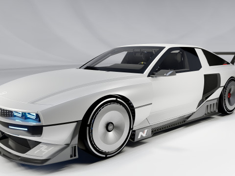 Hyundai N Vision 74 Concept Modelo 3D