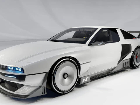 Hyundai N Vision 74 Concept 3D Model