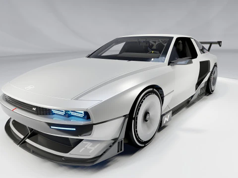 Hyundai N Vision 74 Concept 3D Model