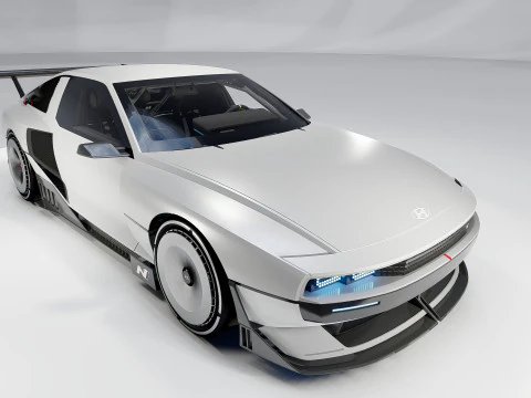 Hyundai N Vision 74 Concept 3D Model