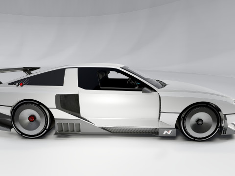 Hyundai N Vision 74 Concept Modelo 3D