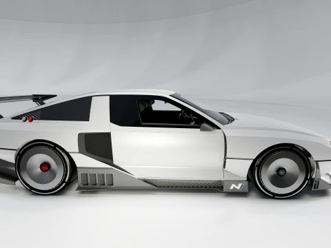 Hyundai N Vision 74 Concept 3D Model