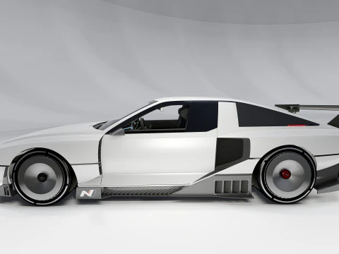 Hyundai N Vision 74 Concept 3D Model