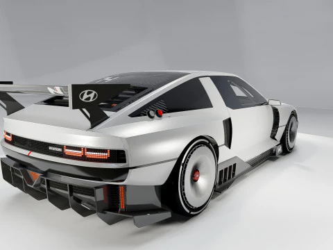 Hyundai N Vision 74 Concept 3D Model